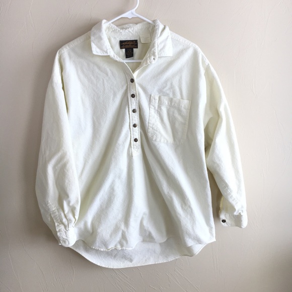 Eddie Bauer Sweaters - Eddie Bauer Vintage off white cotton pullover